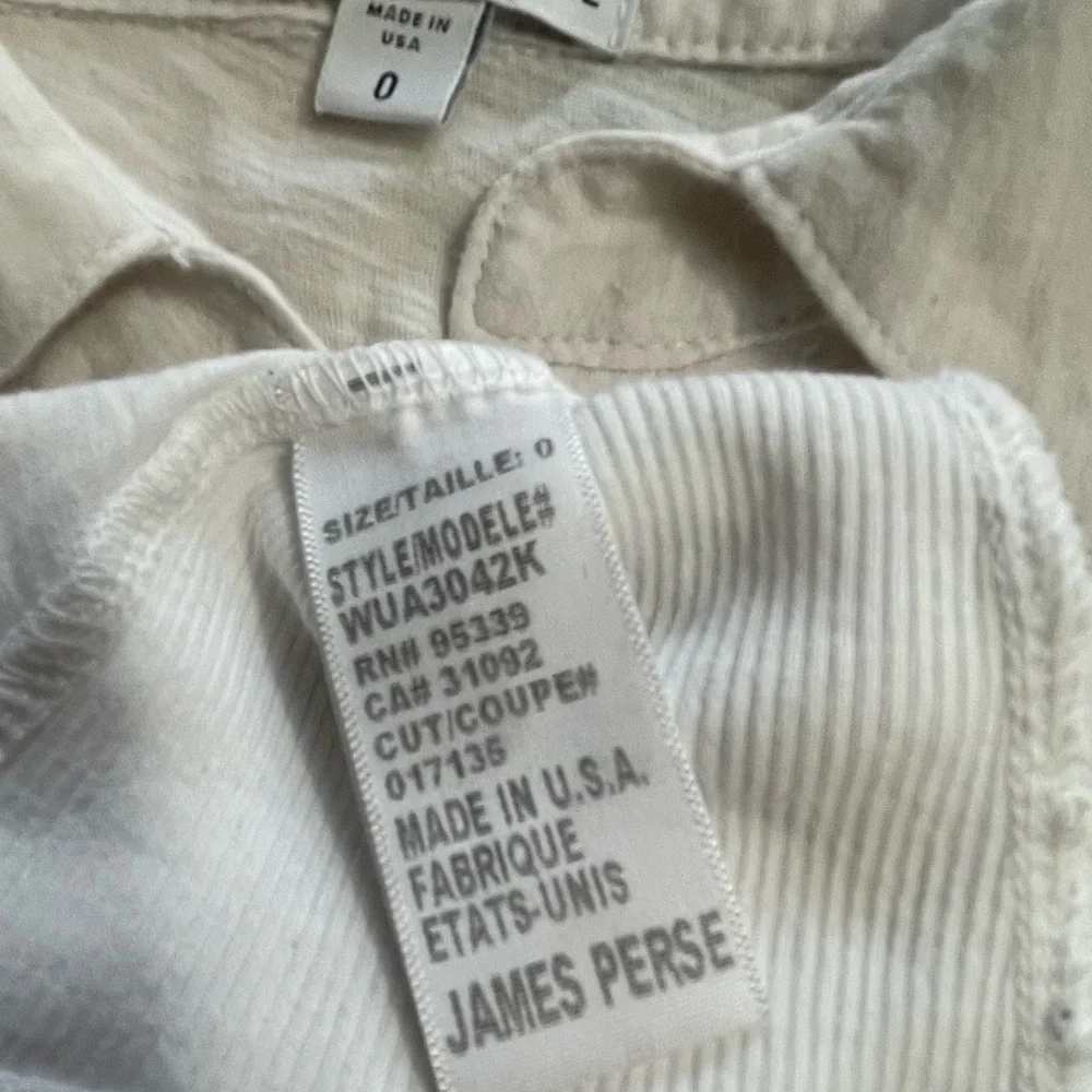 James Perse cotton button down T shirt - ombré color - size 0 - Picture 6 of 6